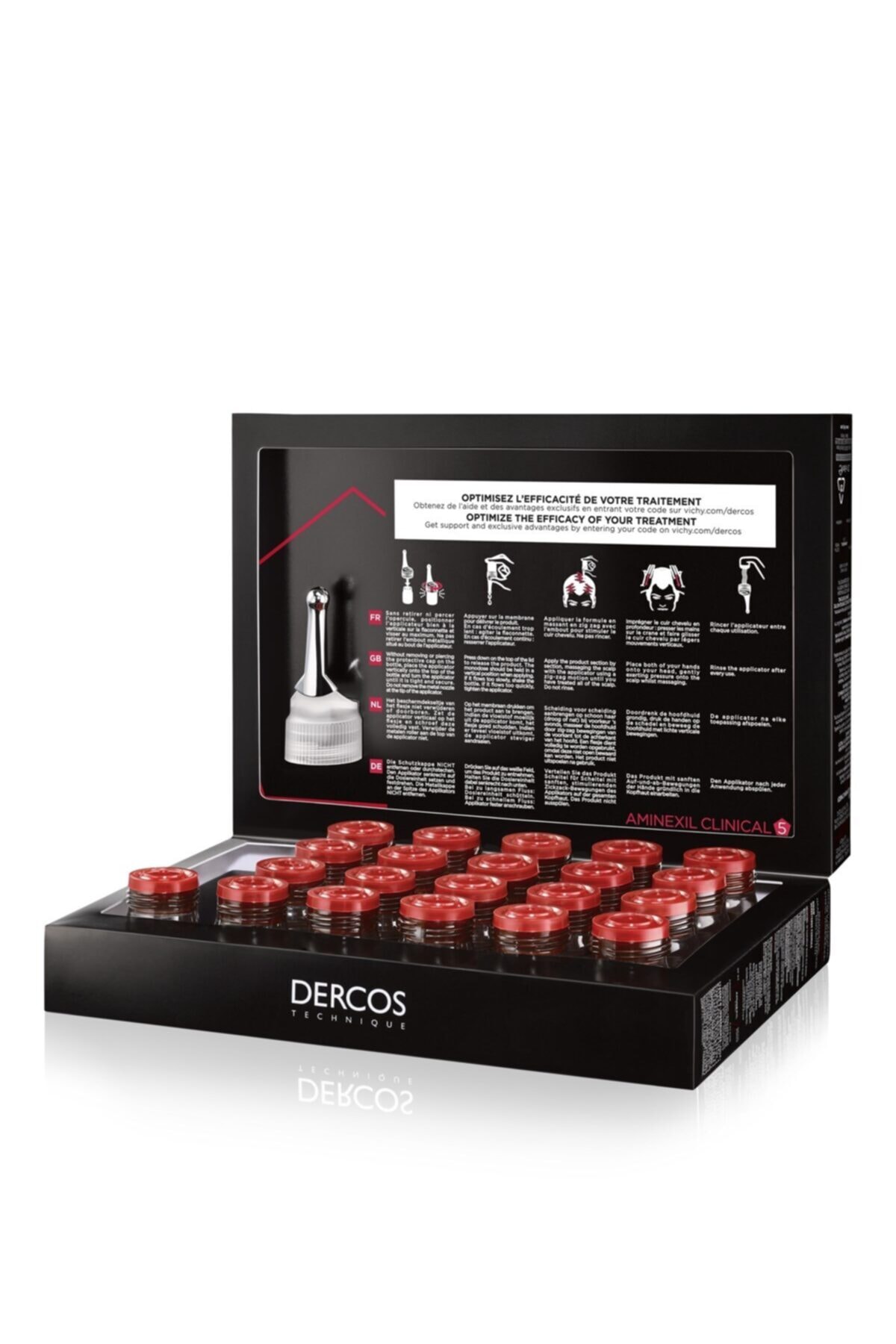 VIC522748DL Dercos آمینکسیل بالینی 5 مرد 21 عدد x 6 میلی لیتر مردانه|زنانه ایران ریچ کیدز | Vichy