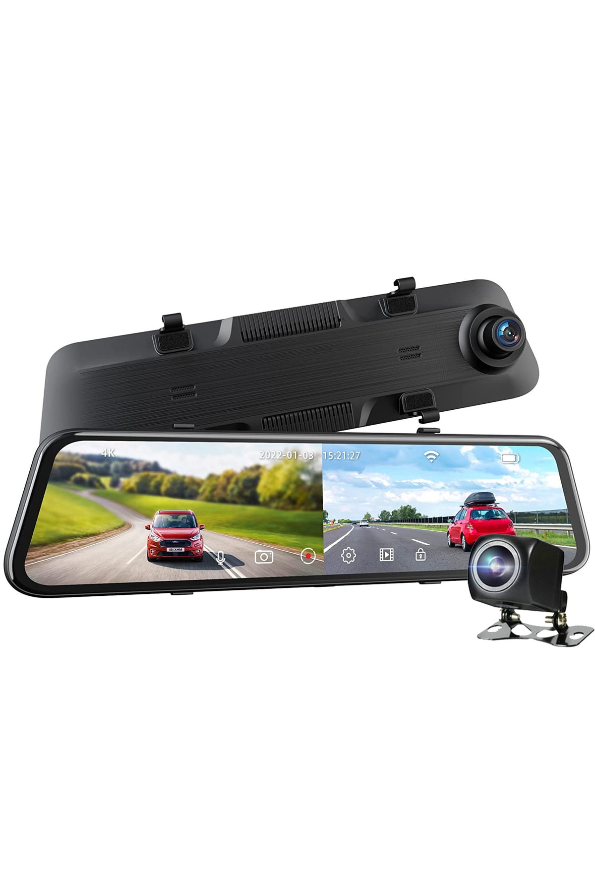 NT924GW-32GB دوربین 4K Ultra HD 2160p Adas GPS Wifi IPS Touch Vehicle با کارت حافظه Nt924gw+32GB  ایران ریچ کیدز | Novatek