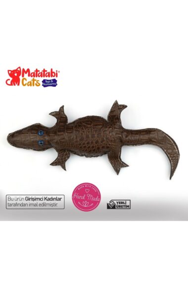 4 Matatabi Timo Sound Crocodile با طرح چرم مصنوعی گربه اسباب بازی Matatabili (حاوی CATNINT/HEB نیست)  ایران ریچ کیدز | MATATABİ CATS