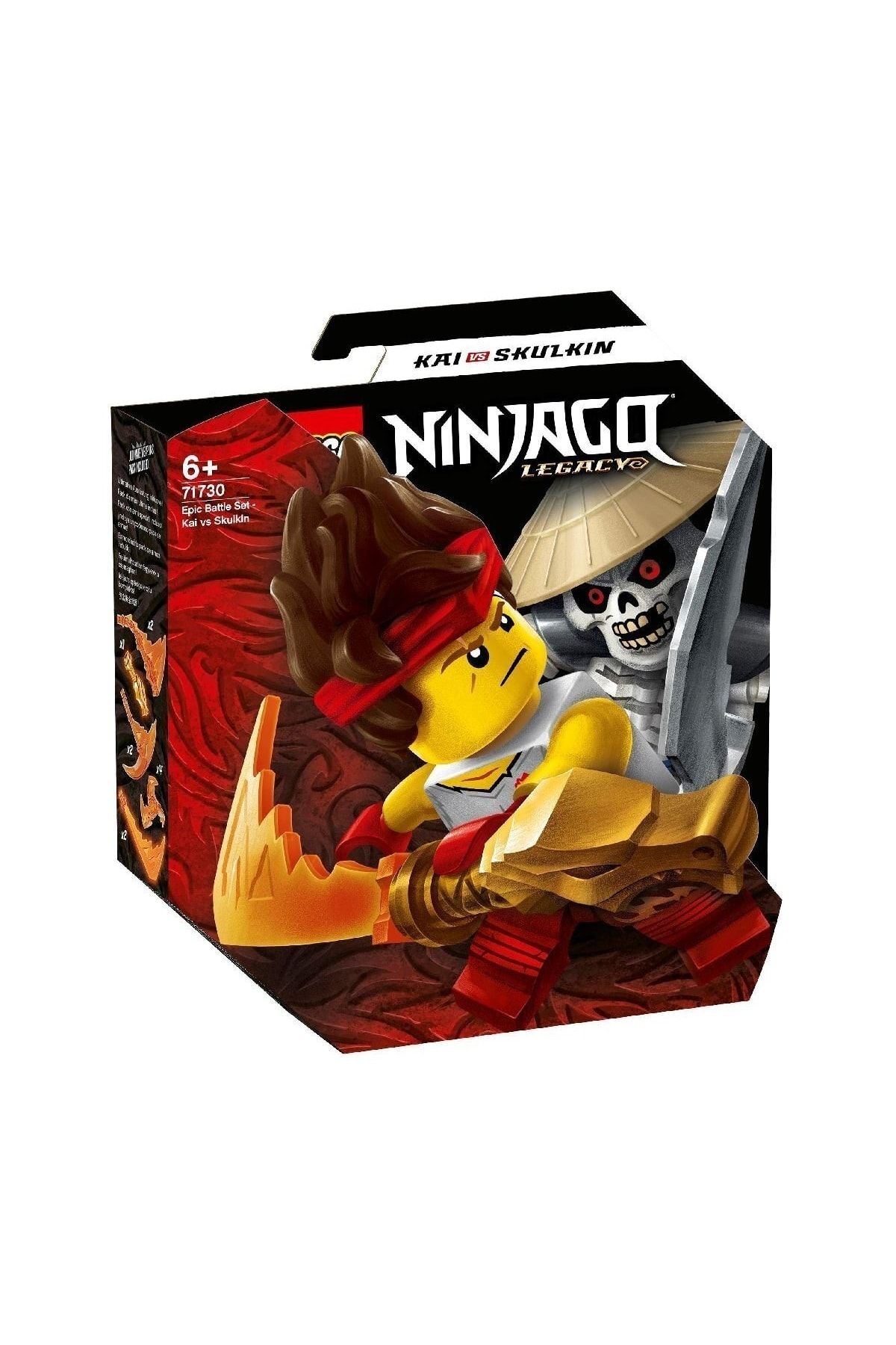 ERSEN504865 71730 ® Ninjago® Legendary Battle Set Kai and Skulkin 61 Pieces +6 Ages دخترانه|پسرانه ایران ریچ کیدز | LEGO