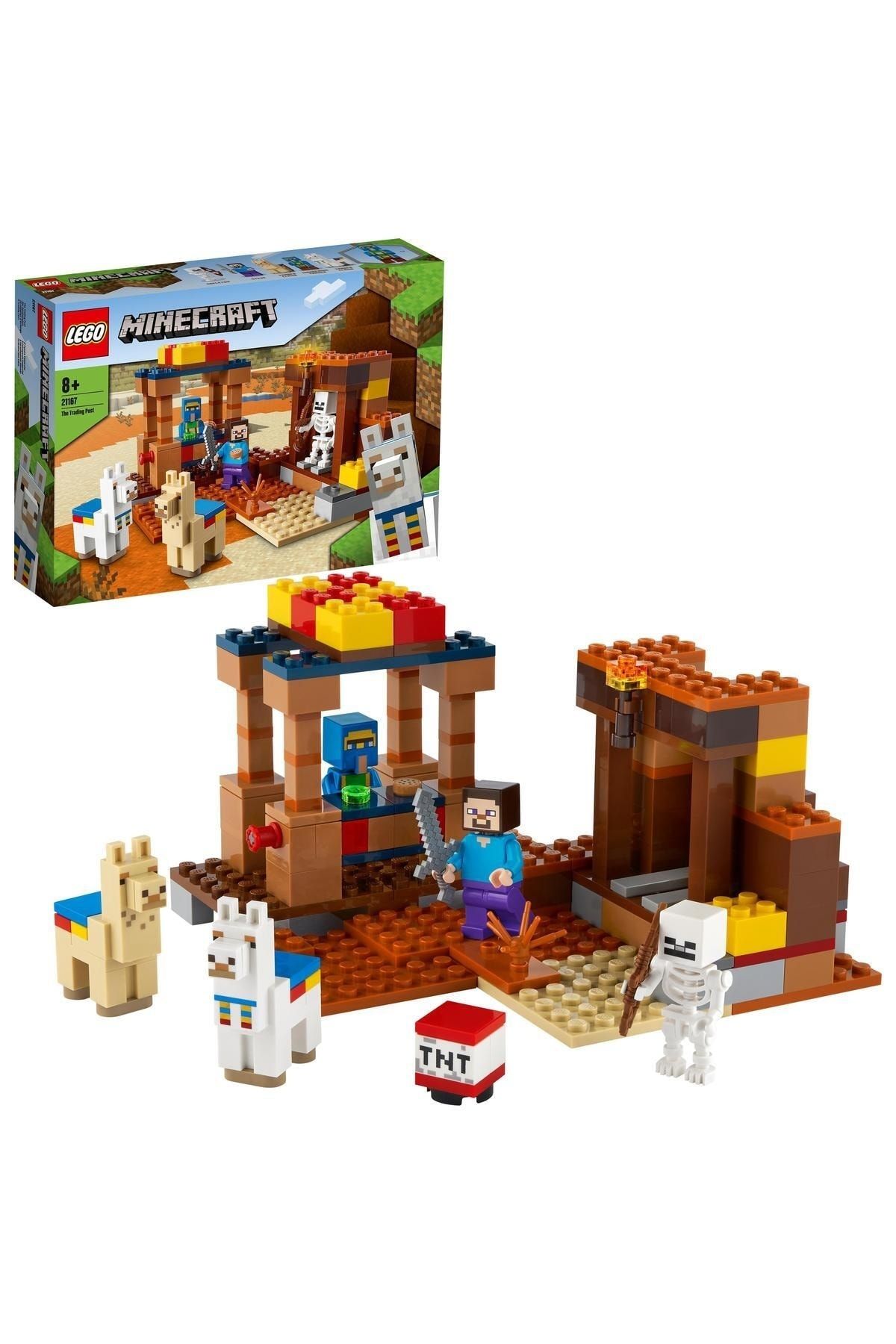 RS-L-21167 Minecraft Trading Post 21167 Construction Toy (201 Pieces)  ایران ریچ کیدز | LEGO