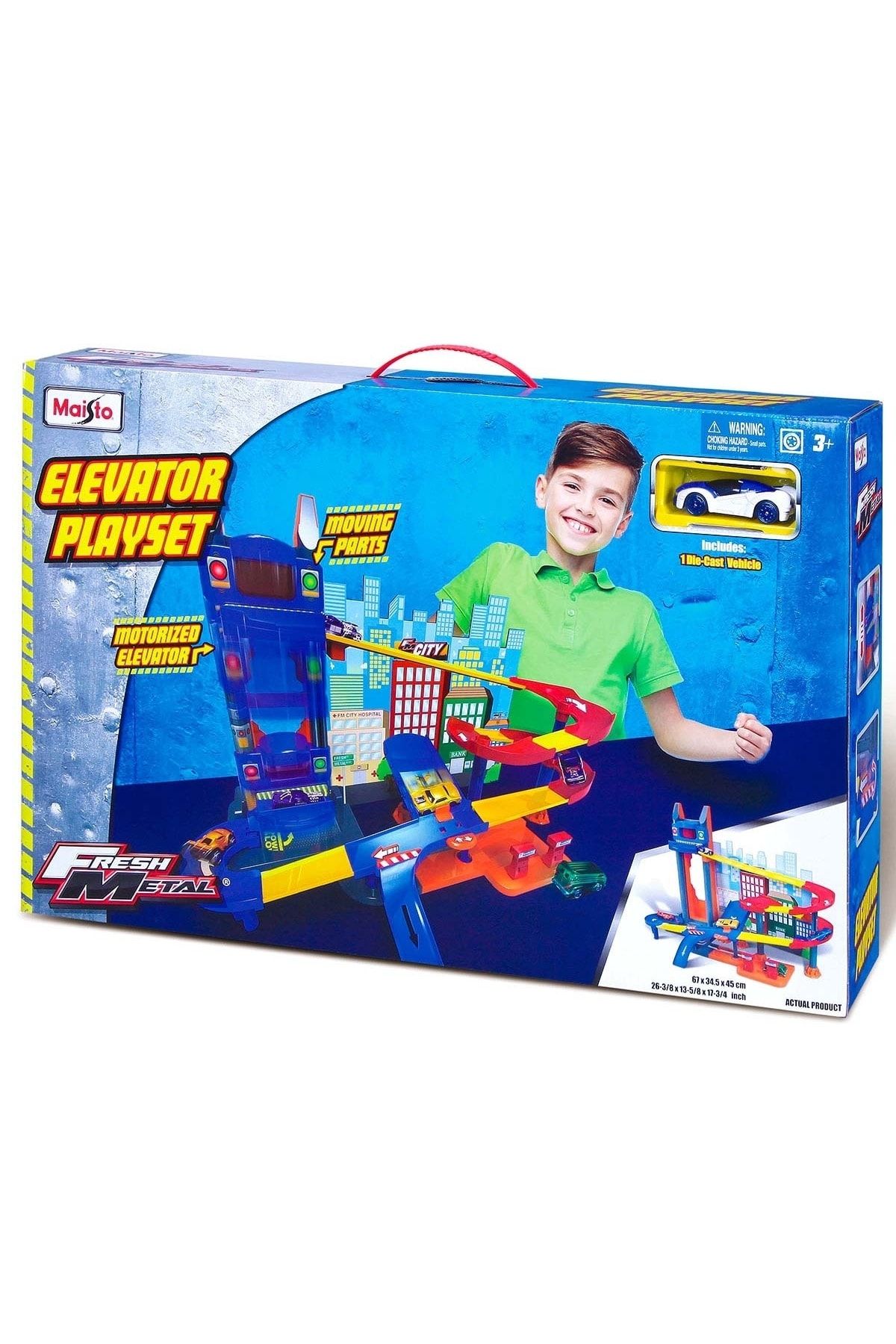 MAY/12270-e1092 سرویس گاراژ آسانسور فلزی Maisto Fresh  ایران ریچ کیدز | LEGO