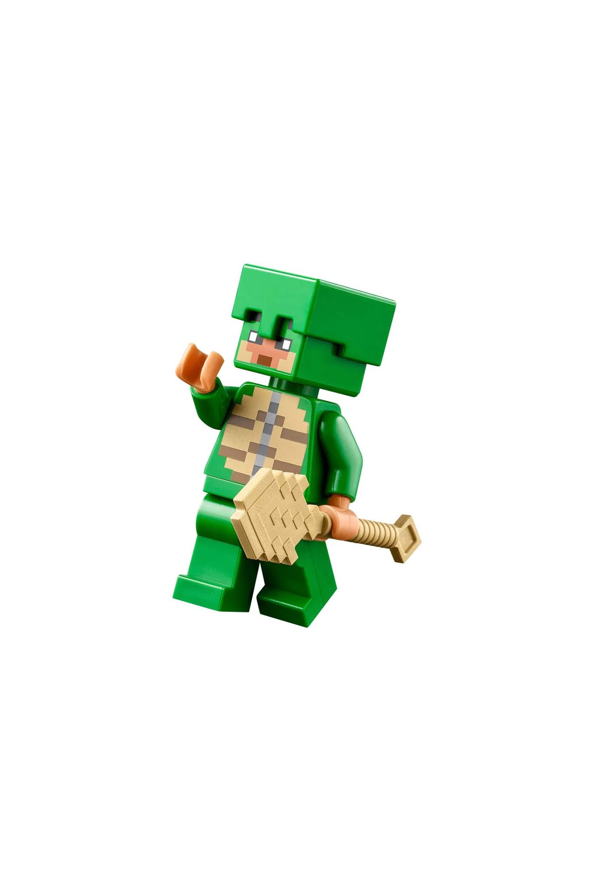 vcb4598 Minecraft - Turtle Skin Warrior Minifigure اصلی  ایران ریچ کیدز | LEGO