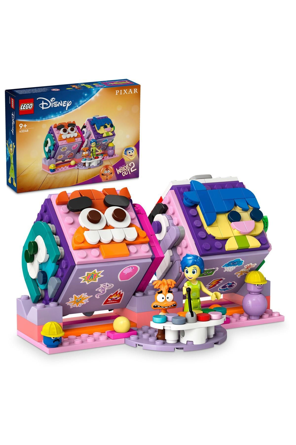 43248 ® Disney Inside Out 2 Emotion Cubes 43248 - مجموعه سازه خلاقانه اسباب بازی برای سنین 9 سال به بالا (394 قطعه)  ایران ریچ کیدز | LEGO