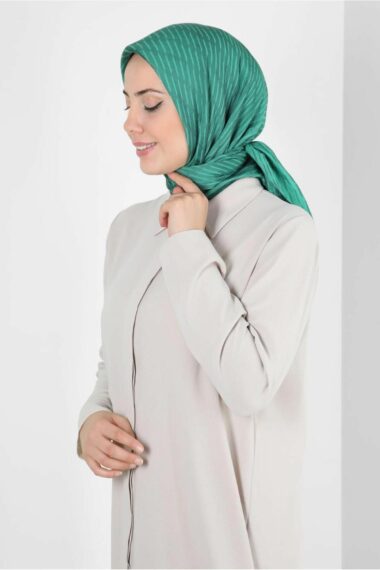 23YES0008257 روسری ویسکوز طرح دار ALVİNA LINE 8257  ایران ریچ کیدز | Alvina