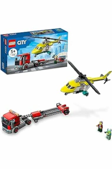 RS-L-60343 60343 ® City - حمل و نقل هلیکوپتر نجات 215 قطعه +5 سال  ایران ریچ کیدز | LEGO