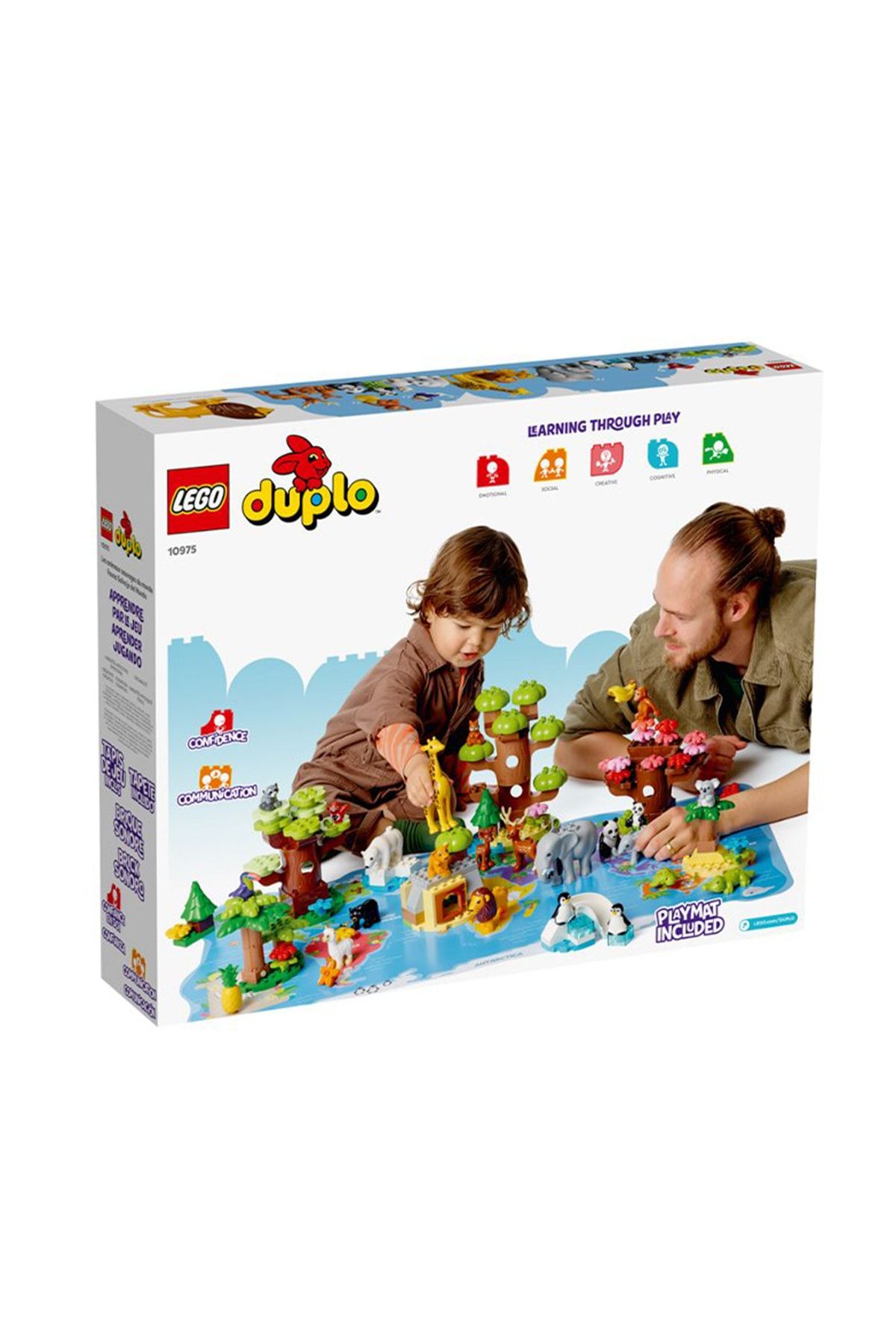 BGA-9999989 Duplo - Wild World Animals Playset - 141 Pieces  ایران ریچ کیدز | LEGO
