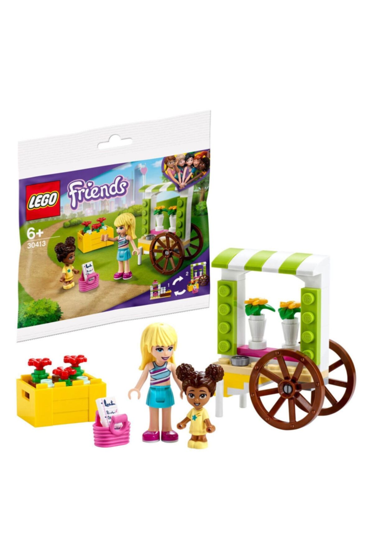 30413 Friends Flower Car 30413  ایران ریچ کیدز | LEGO
