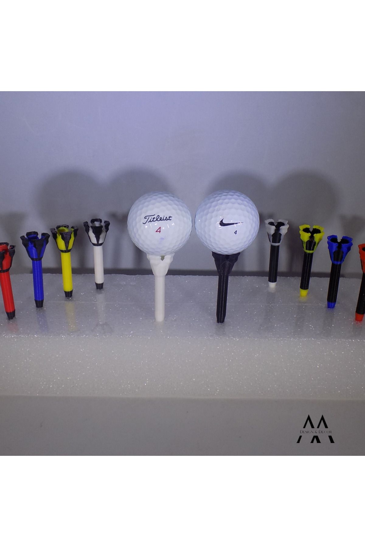 golfballholdertee90 میخ توپ گلف 10 بسته سفید  ایران ریچ کیدز | M Design Decor