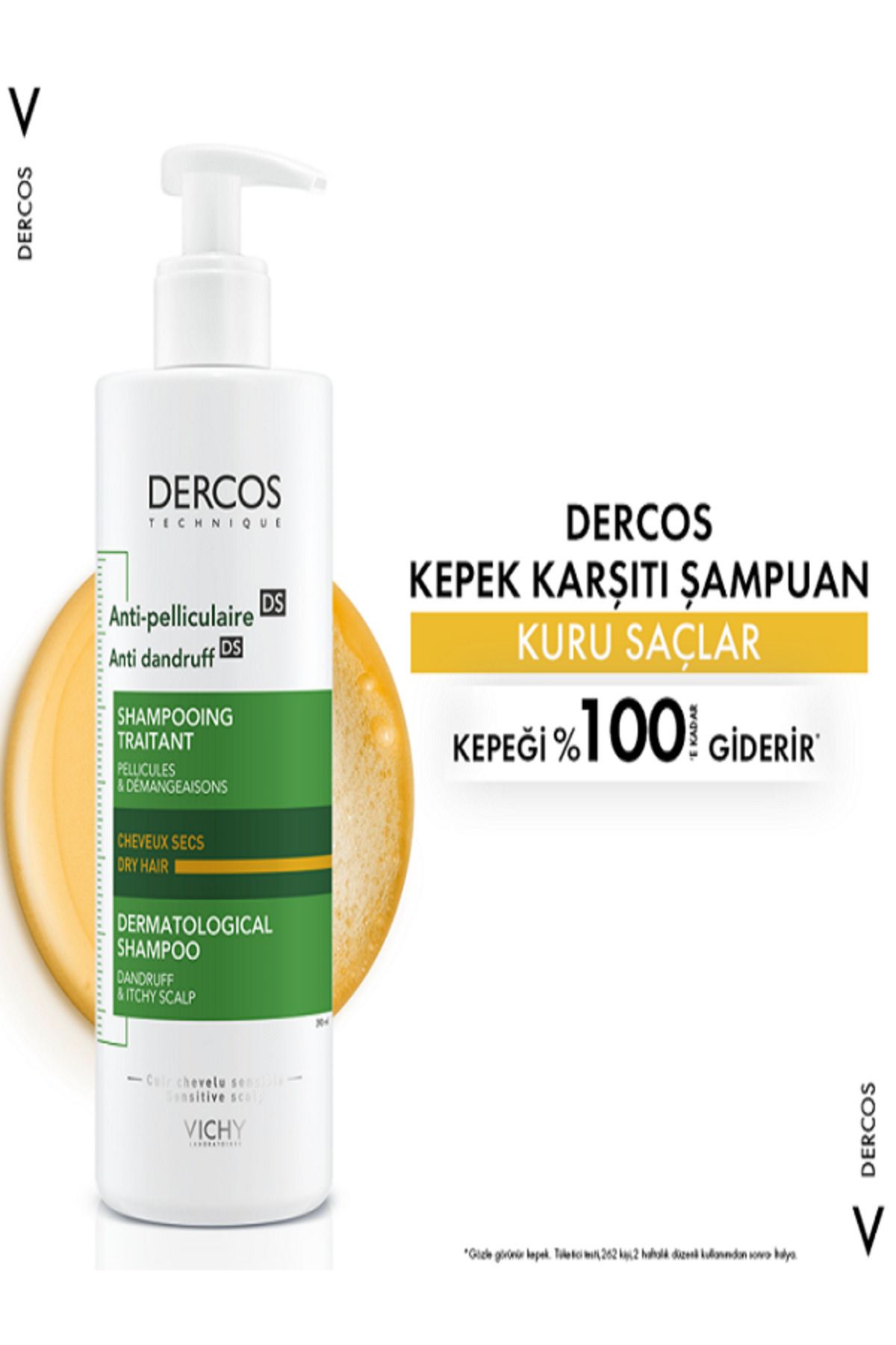 RPR166 شامپو ضد شوره Dercos - شامپو ضد شوره 390ml Repair166 زنانه ایران ریچ کیدز | Vichy