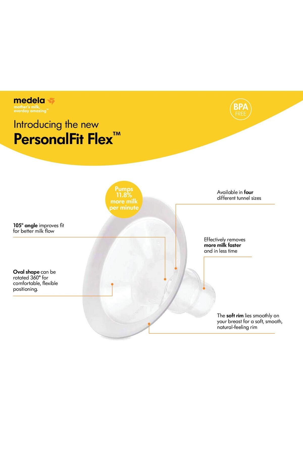 TYC136Q04N169409403429075 محافظ سینه انعطاف پذیر Personalfit (XL) 30 میلی متر  ایران ریچ کیدز | Medela