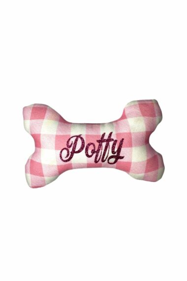 ptmismozlkmk شخصی‌سازی‌شده Grab and Go Dog Play Bone Pink Square  ایران ریچ کیدز | PATİMİO