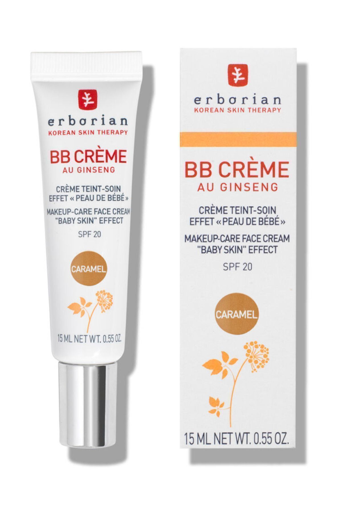 ERBN05 BB Crème Au Ginseng - Baby Skin Effect Makeup-Care Face CreamSPF20+ 15 ml/BB CC کرم  ایران ریچ کیدز | erborian
