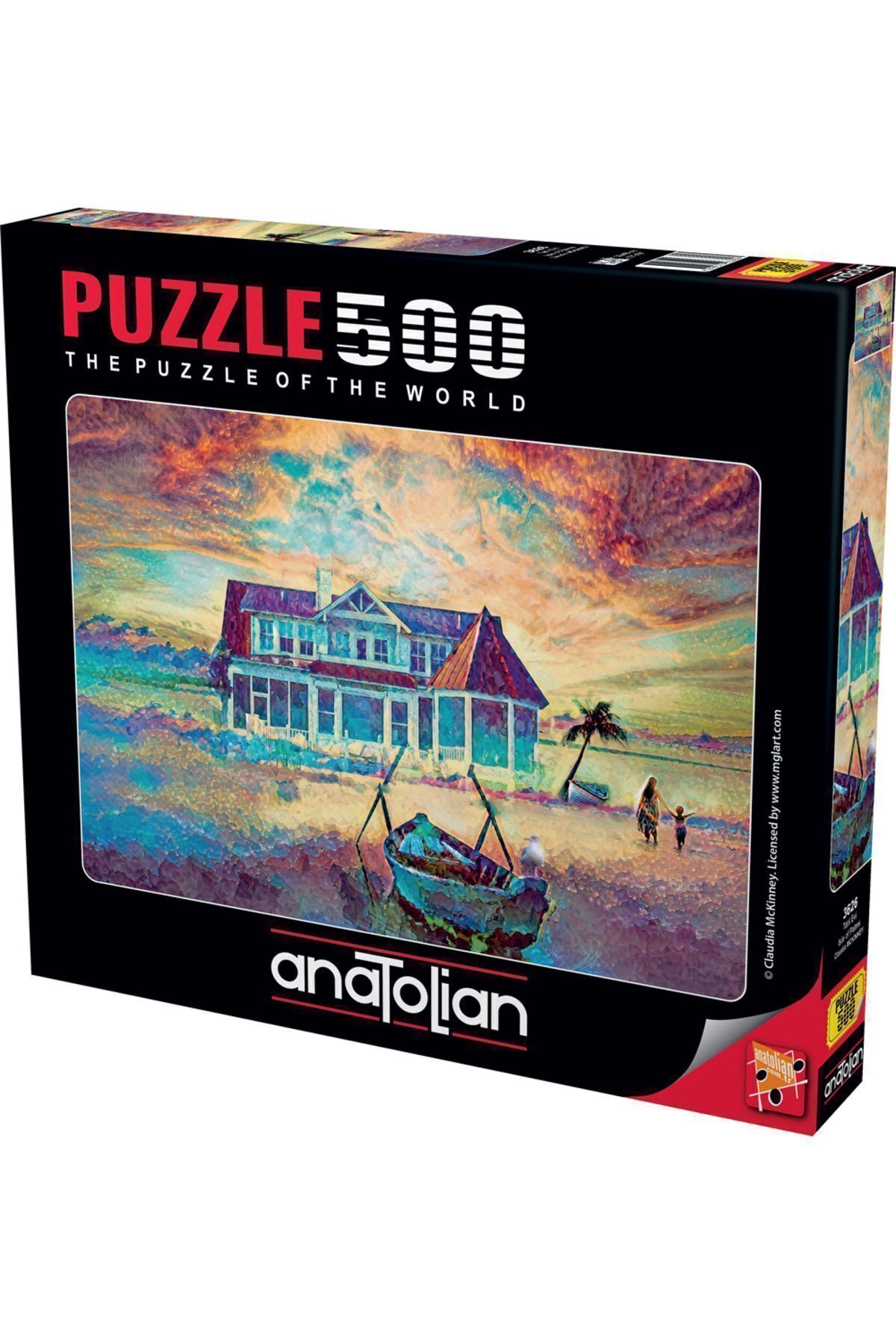 ANA.3626 پازل 500 تکه / خانه تعطیلات - کد:3626  ایران ریچ کیدز | Anatolian Puzzle