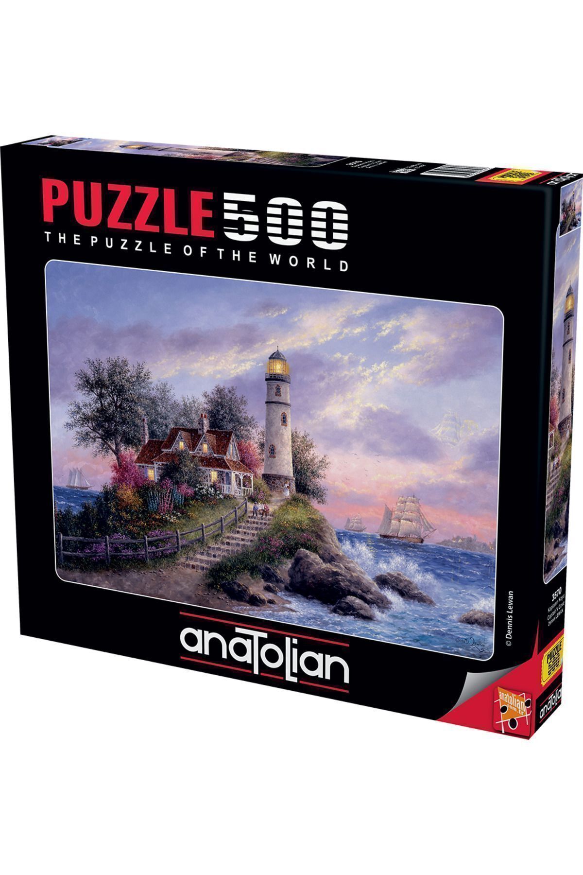 PUZZLE-3570 پازل 500 تکه / یارو کاپیتان - کد:3570  ایران ریچ کیدز | Anatolian Puzzle