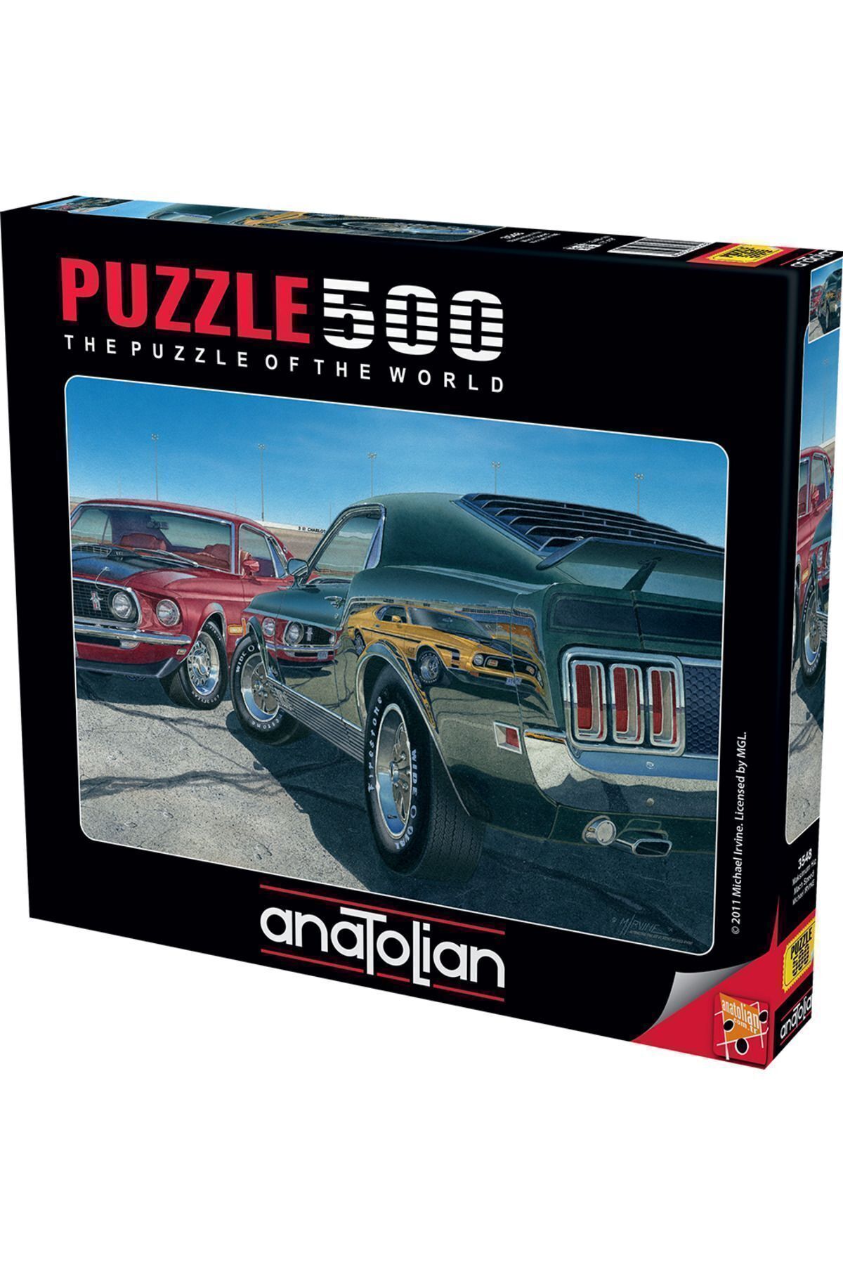 PUZZLE-ANA.3548 پازل 500 تکه / حداکثر سرعت - کد: 3548  ایران ریچ کیدز | Anatolian Puzzle