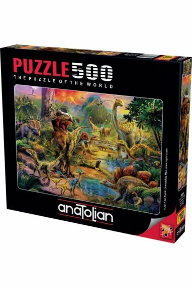 SNN6000113 پازل 500 تکه / پادشاهی دایناسورها - کد:3603  ایران ریچ کیدز | Anatolian Puzzle