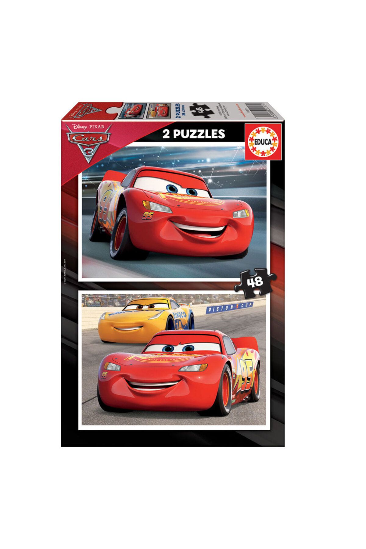 17177 پازل 2x48 Cars 3 17177  ایران ریچ کیدز | EDUCA