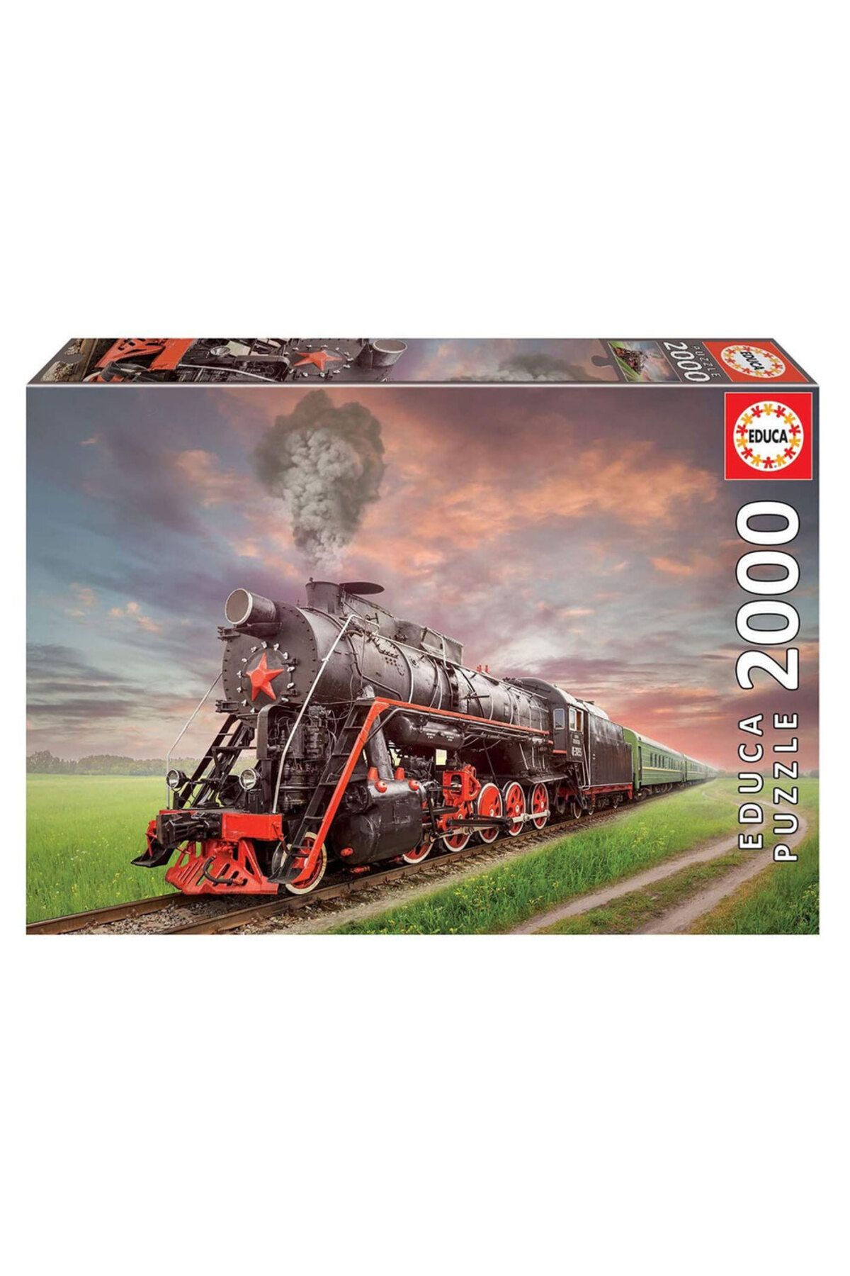 U-07830 پازل 2000 تکه لوکوموتیو بخار 18503  ایران ریچ کیدز | EDUCA