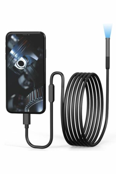 tkr-iosyln10 دوربین آندوسکوپ مار سازگار با iOS-iphone، کابل سخت LED ضد آب 10 Mt Full HD 7 میلی متر  ایران ریچ کیدز | Tokurtech