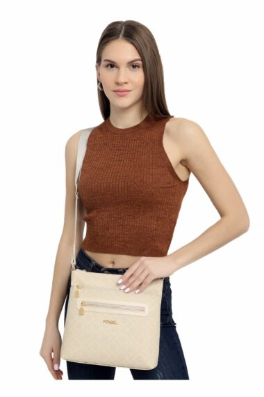 5003114676 کیف کراس بادی زنانه بژ 27x26x7 سانتی متر 05FM24Y1006 زنانه ایران ریچ کیدز | Fossil