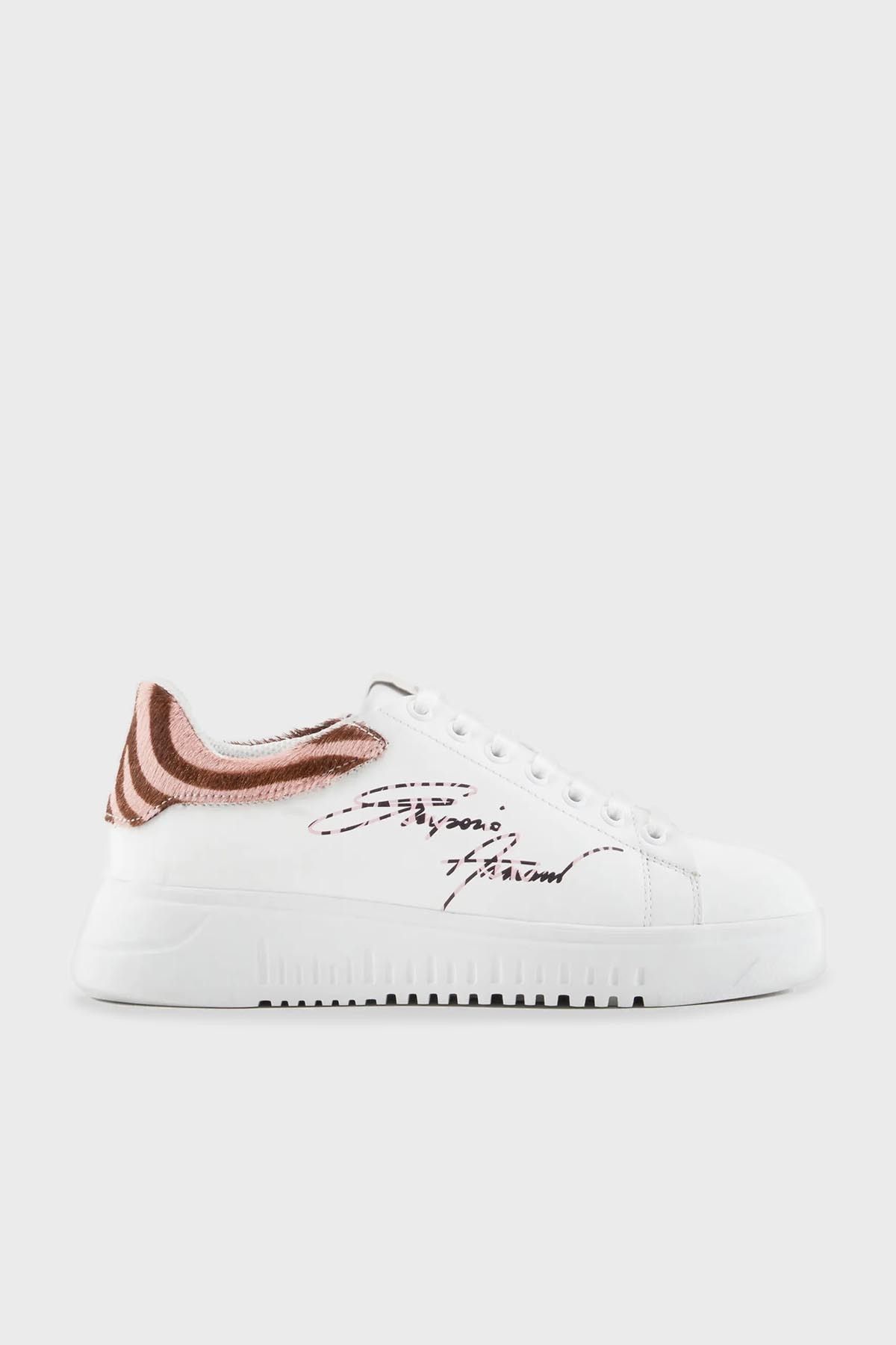 X3X024 XN388 R297 کفش کتانی چرم اصل X3X024 XN388 R297 زنانه ایران ریچ کیدز | Emporio Armani