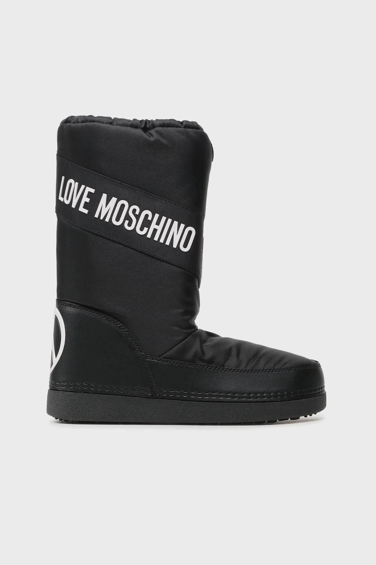 JA24032G1HISA000 چکمه های برفی بند کشی آرم مقاوم در برابر آب SNOW Boots JA24032G1HISA000 زنانه ایران ریچ کیدز | Moschino