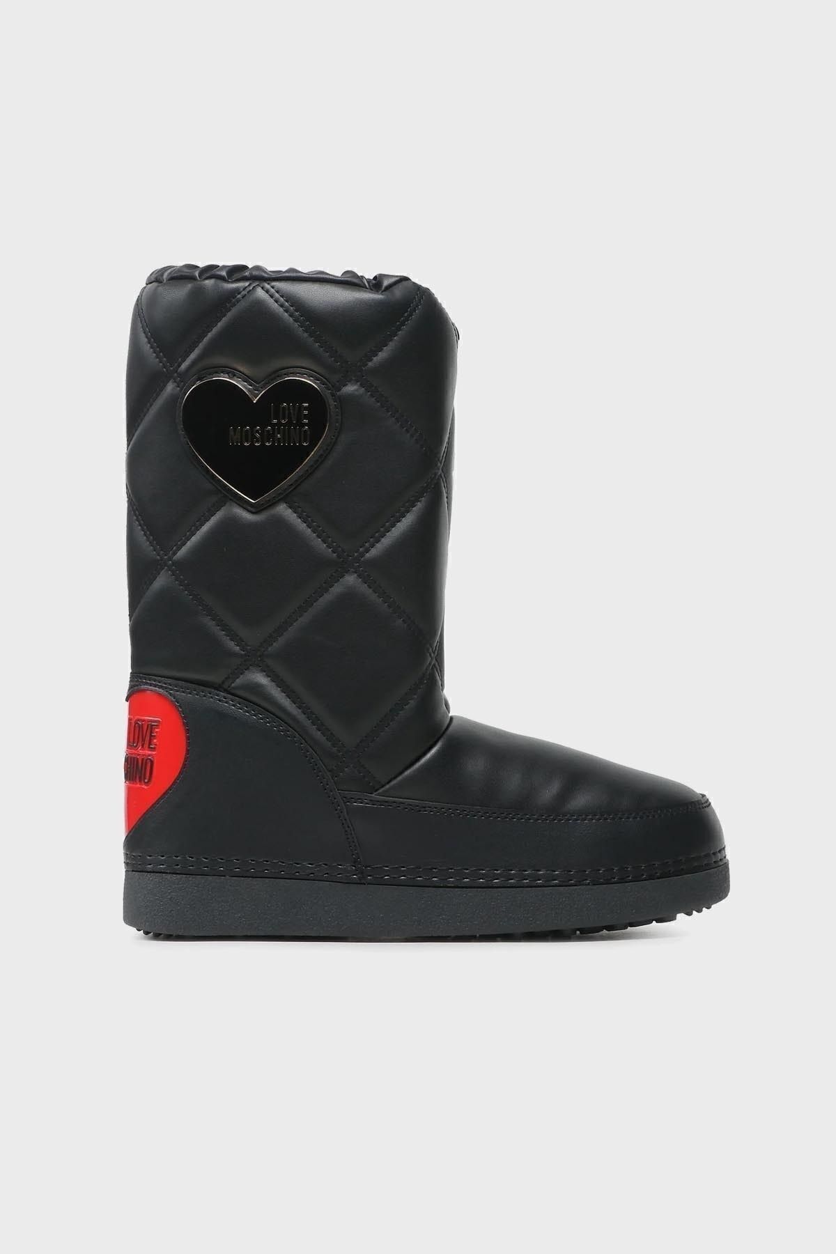 JA24172G1HIT7000 چکمه های برفی بند کشی آرم مقاوم در برابر آب SNOW Boots JA24172G1HIT7000 زنانه ایران ریچ کیدز | Moschino