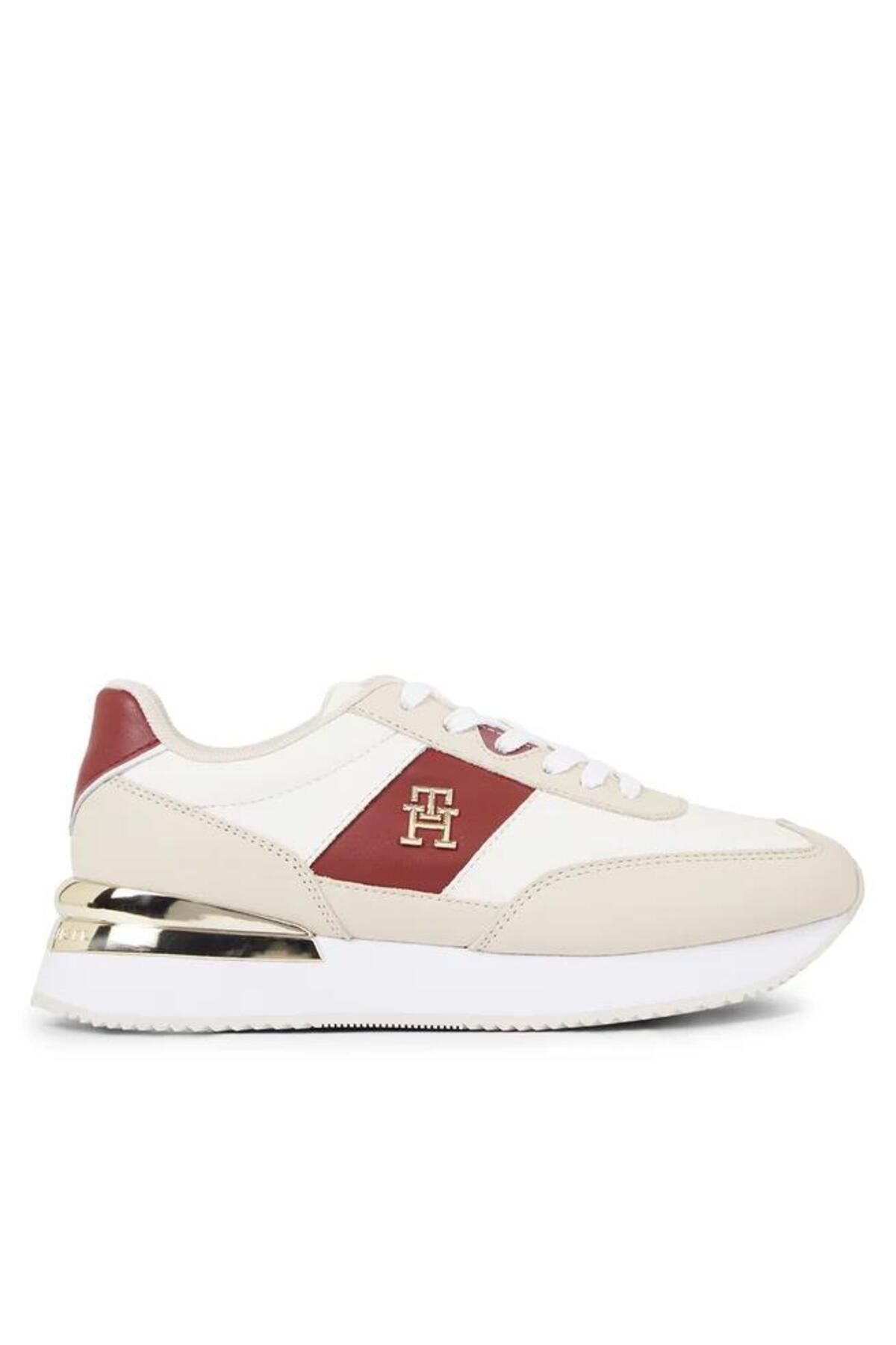 FW0FW07306YBH کفش ورزشی TH ELEVATED FEMININE RUNNER GLD زنانه ایران ریچ کیدز | Tommy Hilfiger