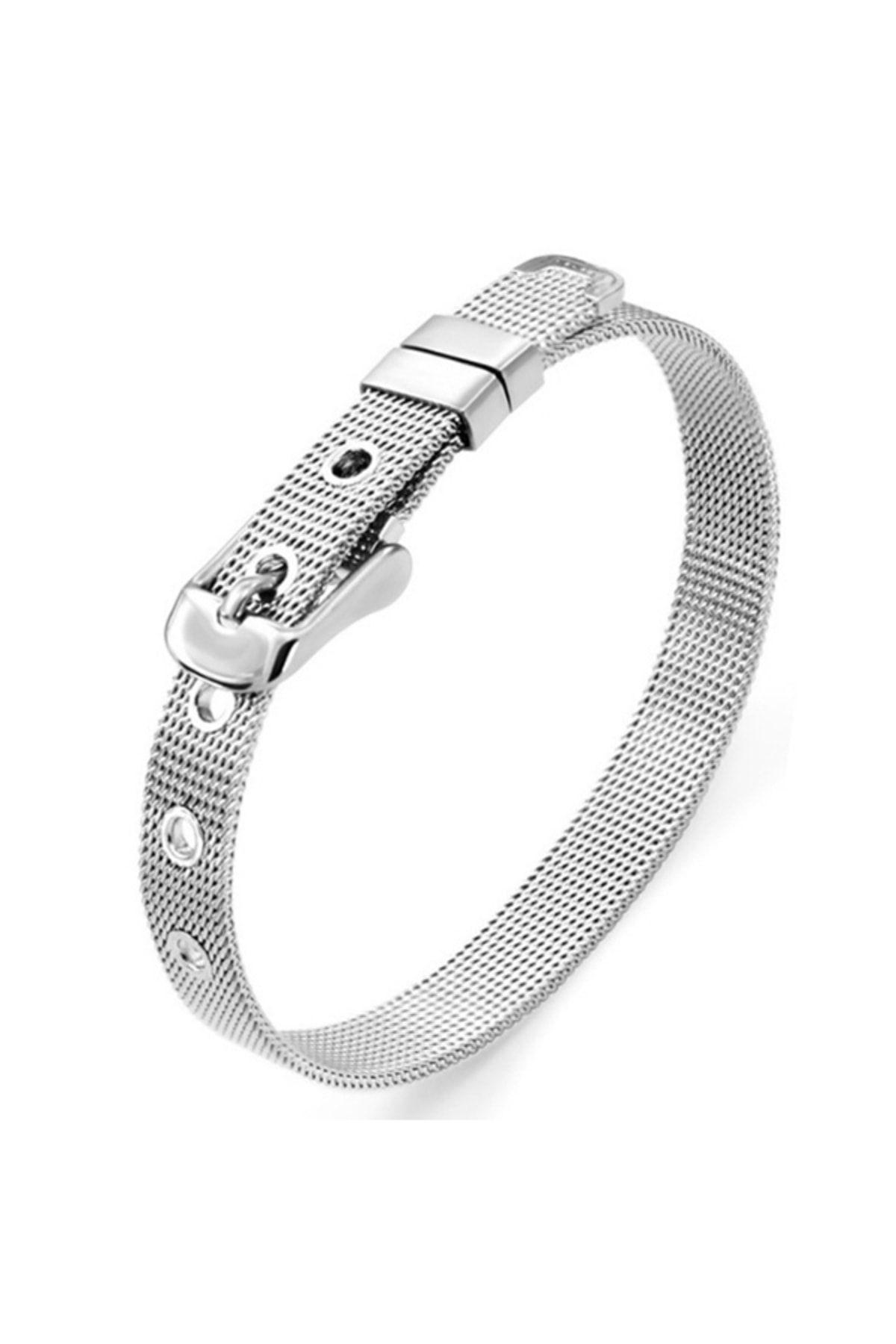 ehy-dr34 دستبند استیل مشبک بافته شده به شکل کمربند طوسی مردانه Dr34 مردانه ایران ریچ کیدز | Chavin