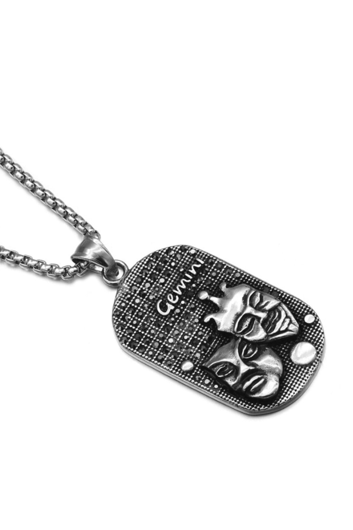 ehy-ds61 گردنبند طوسی مردانه استیل جمینی ds61 مردانه ایران ریچ کیدز | Chavin