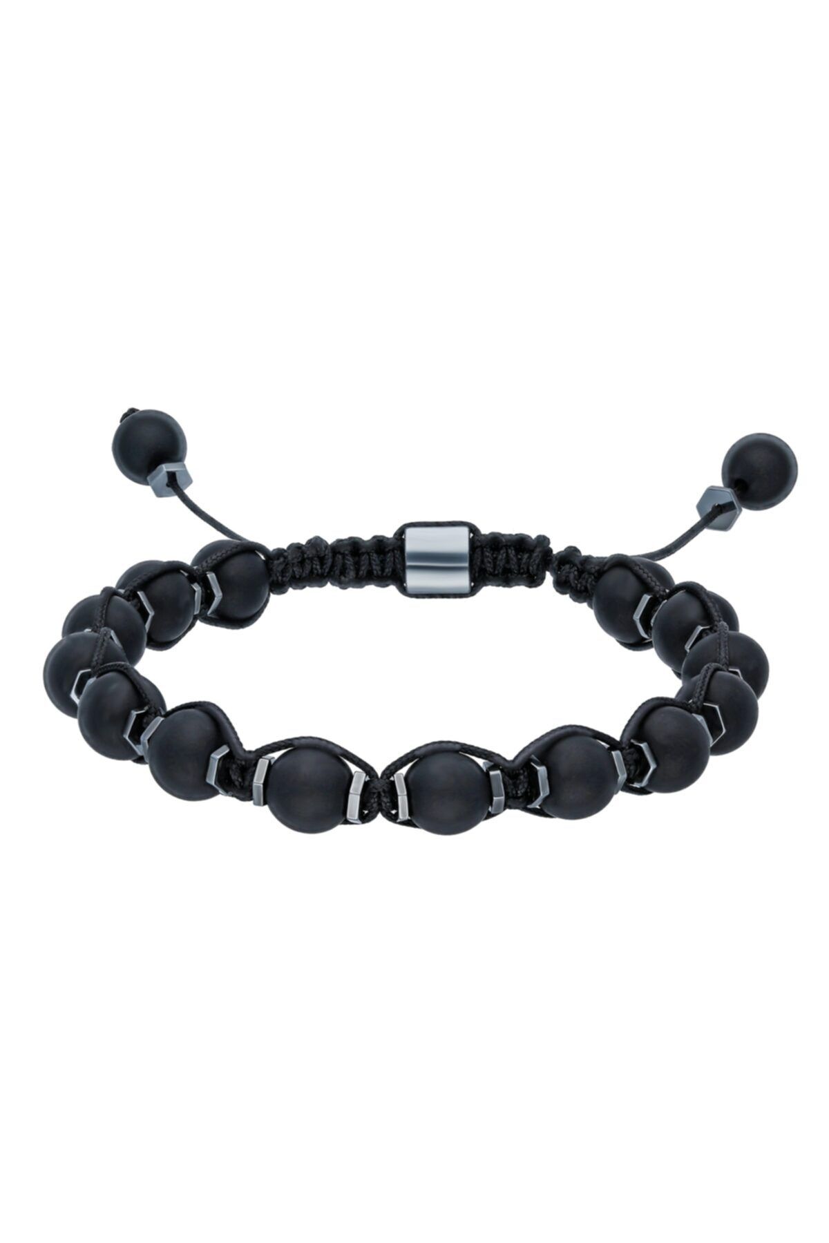 ehy-eg41 دستبند مردانه هماتیت مات اونیکس Macrame Eg41 مردانه ایران ریچ کیدز | Chavin