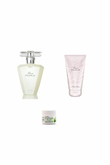 Rp-2022du7ı عطر زنانه Rare Pearls 50 ml Edp + لوسیون بدن + کرم دست و صورت هدیه زنانه ایران ریچ کیدز | Avon