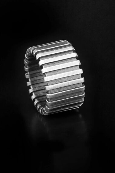 4 بابیلون - انگشتر نقره مردانه دست ساز مردانه ایران ریچ کیدز | Hodja Jewellery